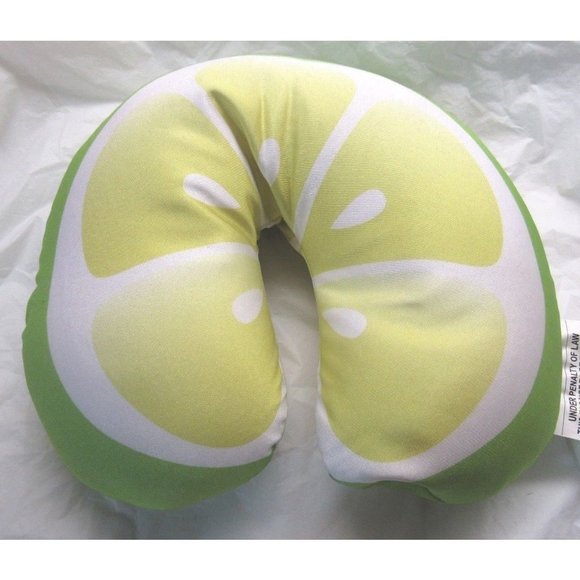 Bargain Buys Travel Neck Pillow Lime Wedge - Picture 1 of 1